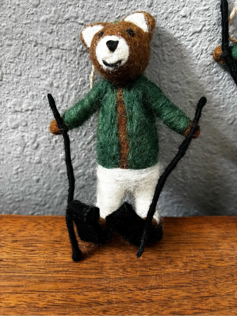 Pottery Barn Felt Animal Ornament Set (2)— Holiday Woodland Characters